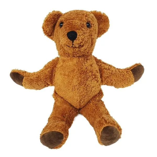 Schlenker- Bär braun, Kuscheltier waschbar, vegan