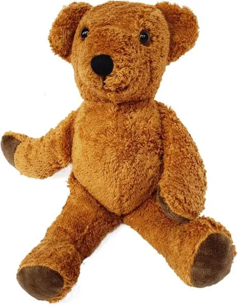 Schlenker- Bär braun, Kuscheltier waschbar, vegan