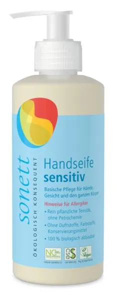 Sonett sensitiv Handseife im Spender, duftneutral