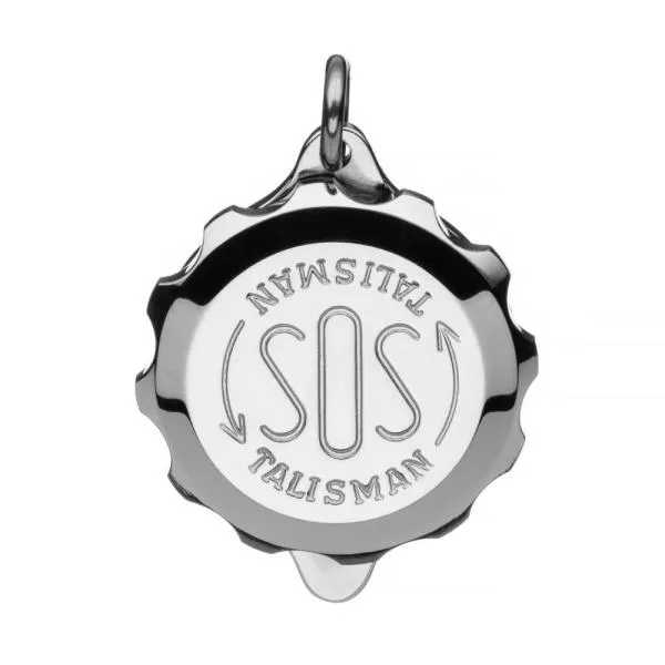 SOS Talisman Anhänger Edelstahl