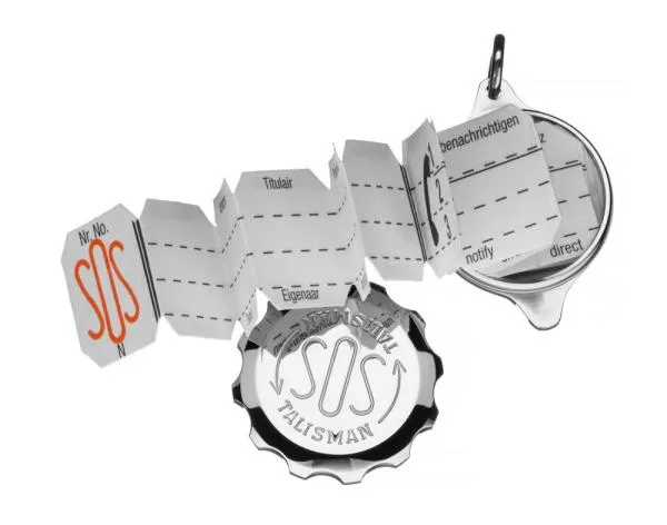 SOS Talisman Anhänger Edelstahl, Sternzeichen Wassermann SOS Talisman Anhänger Edelstahl, Sternzeichen Wassermann