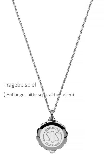 SOS Talisman Collierkette Edelstahl