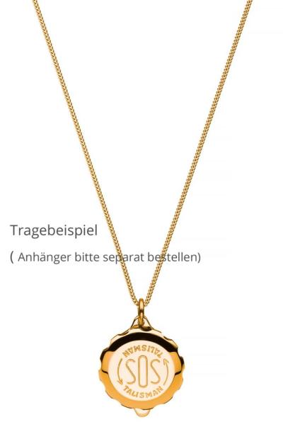 SOS Talisman Collierkette vergoldet