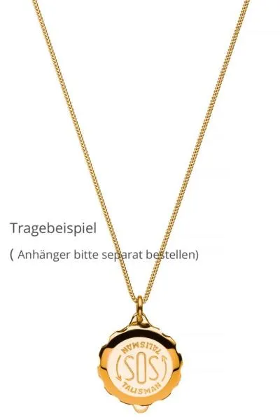 SOS Talisman Collierkette vergoldet
