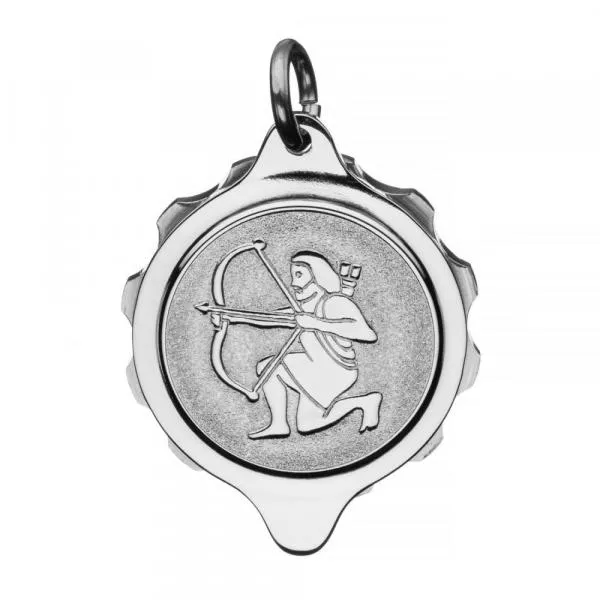 SOS Talisman Anhänger Edelstahl, Sternzeichen Schütze SOS Talisman Anhänger Edelstahl, Sternzeichen Schütze
