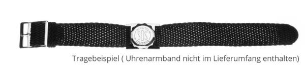 SOS Talisman für Uhrenarmband in Edelstahl, Herren