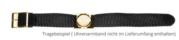SOS Talisman für Uhrenarmband vergoldet, Herren