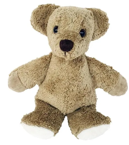 Knuffel- Bär hellbraun, Kuscheltier waschbar, vegan