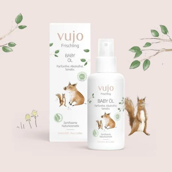 Vujo Frischling Baby Öl sensitiv, parfümfrei