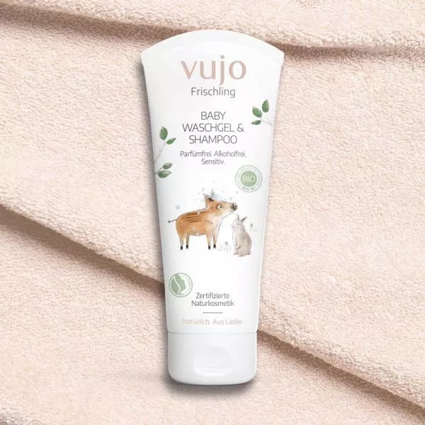 Vujo Frischling Waschgel & Shampoo sensitiv, parfümfrei
