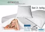Allsana Encasing Set: 90x200x16/135x200/80x80cm