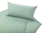Cotonea Bio Satin Bettwäsche Classic Celadon, blaugrün