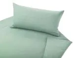 Cotonea Bio Satin Bettwäsche Classic Celadon, blaugrün