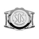 SOS Talisman für Uhrenarmband in Edelstahl, Damen