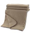 Bio Baumwoll Kuscheldecke, fungo-taupe