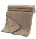 Bio Baumwoll Kuscheldecke, fungo-taupe