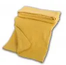 Bio Baumwoll Kuscheldecke, honig- gelb
