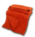 Bio Baumwoll Kuscheldecke, orange