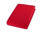 Cotonea Jersey- Spannbettlaken/ Spannbetttuch rot