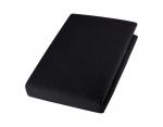 Cotonea Jersey- Spannbettlaken/ Spannbetttuch schwarz