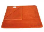 Allergiker Kuscheldecke kochfest 140x200 cm, terra- orange