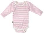 Lotties Bio Ringel Body langarm rosa