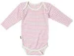 Lotties Bio Ringel Body langarm rosa