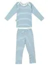 Lotties Bio Ringel Wäsche- Set 2-teilig blau