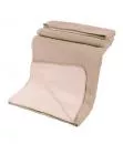 Kuscheldecke mit Baumwolle doubleface beige-natur 150x200