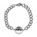 SOS Talisman Herren Kettenarmband Edelstahl