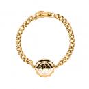 SOS Talisman Damen Kettenarmband vergoldet